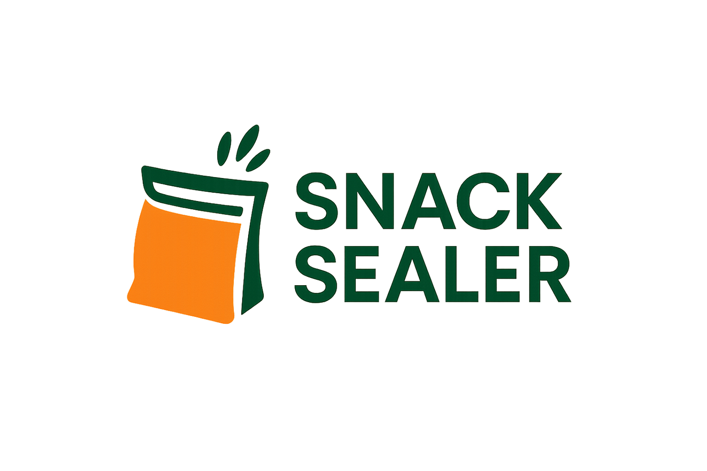 erstelle ein logo welche farben deiner Meinung zum logo und Namen passen ,,Snack Sealer,, das logo soll lebendig aber auch stilvoll sein