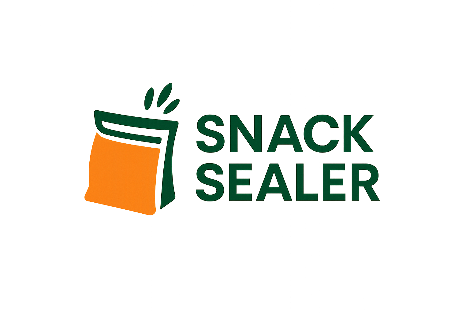 erstelle ein logo welche farben deiner Meinung zum logo und Namen passen ,,Snack Sealer,, das logo soll lebendig aber auch stilvoll sein